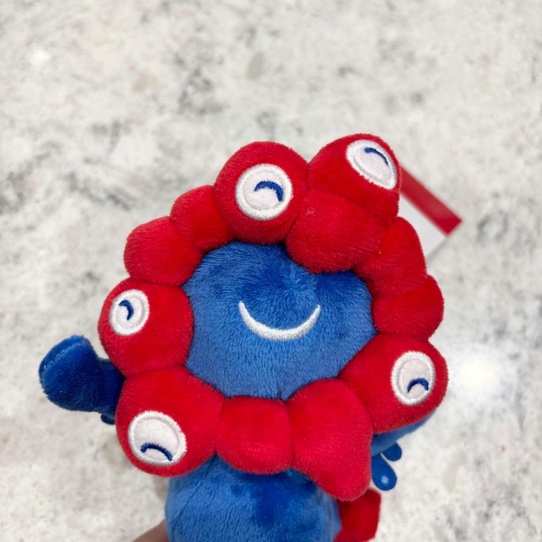 大阪関西万博 ミャクミャク ぬいぐるみキーホルダー にっこり