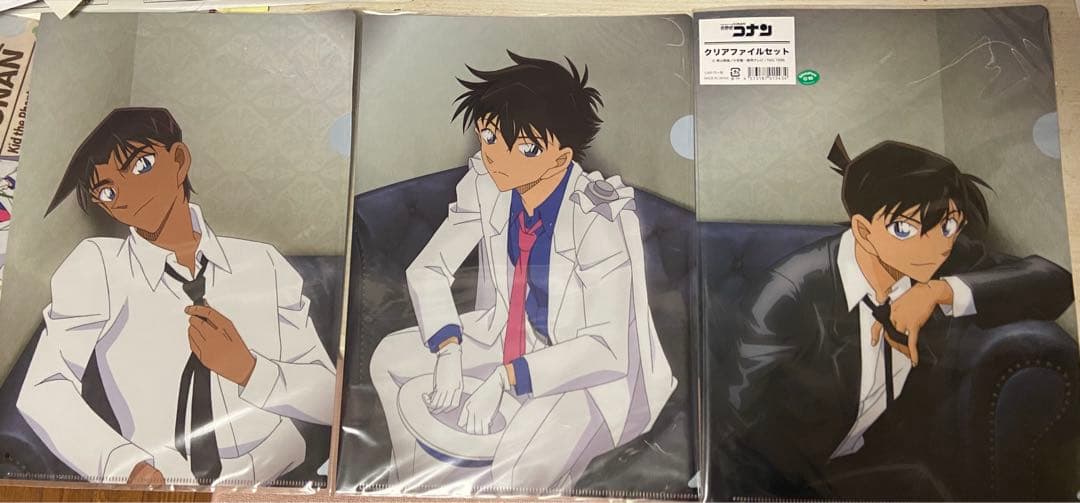 名探偵コナン キッド 新一 コナン 平次 クリアファイル 名探偵コナン