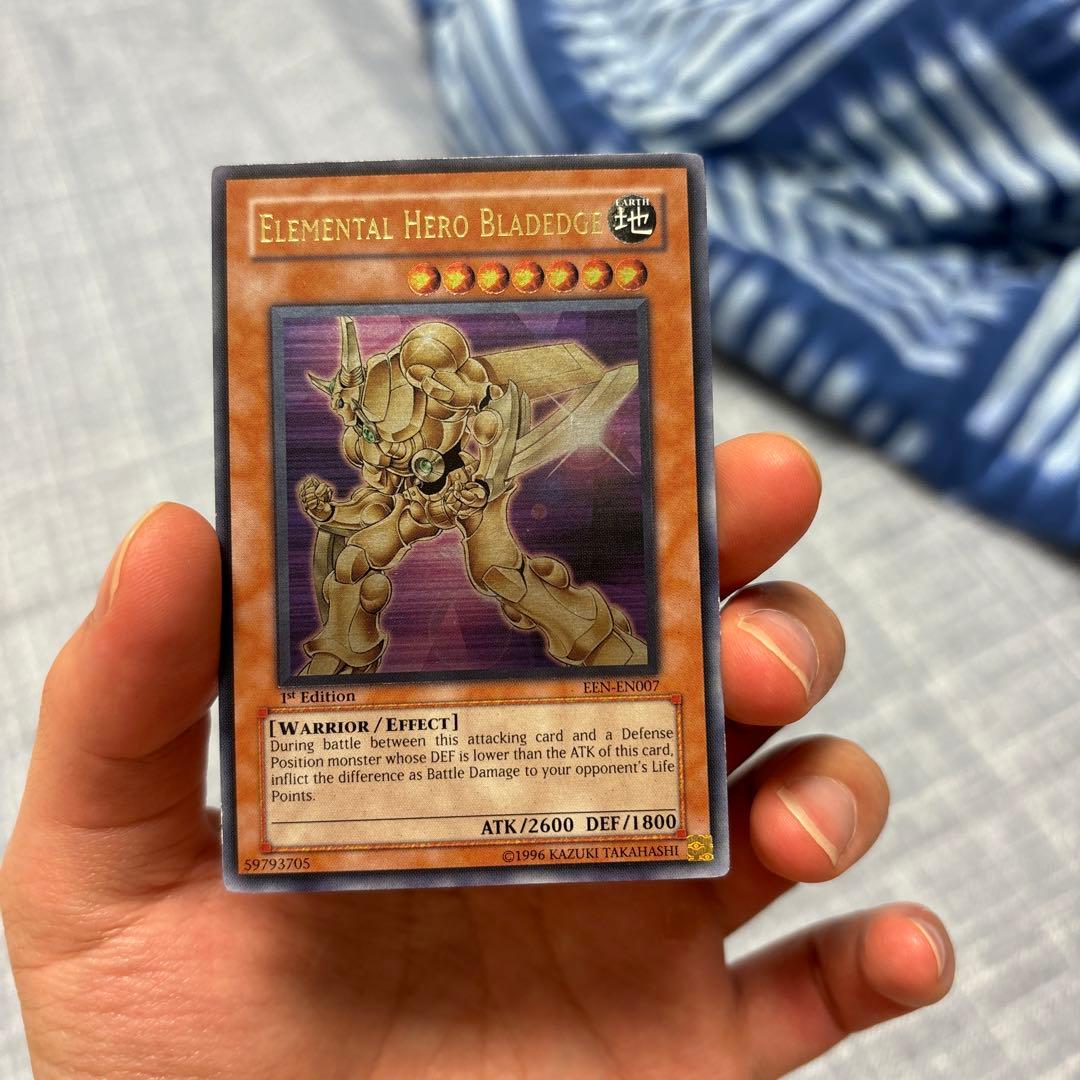 遊戯王】 E・HERO エッジマン 英語版 1st レリーフ - メルカリ