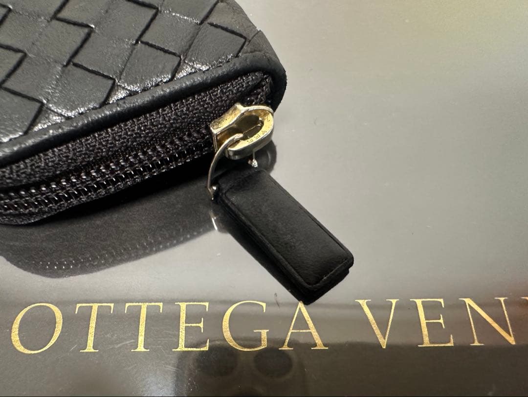 ★【付属品付】ボッテガヴェネタ イントレチャートケース/ラム/黒/3️⃣✨✨