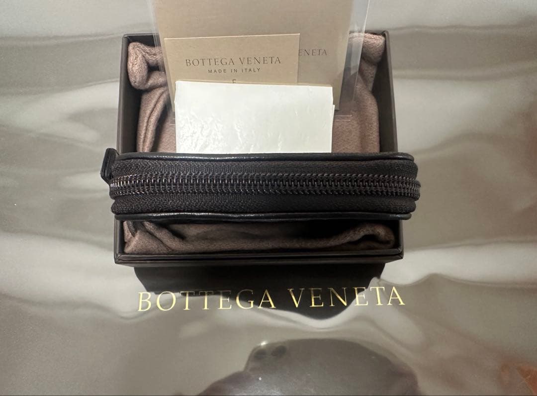 ★【付属品付】ボッテガヴェネタ イントレチャートケース/ラム/黒/3️⃣✨✨