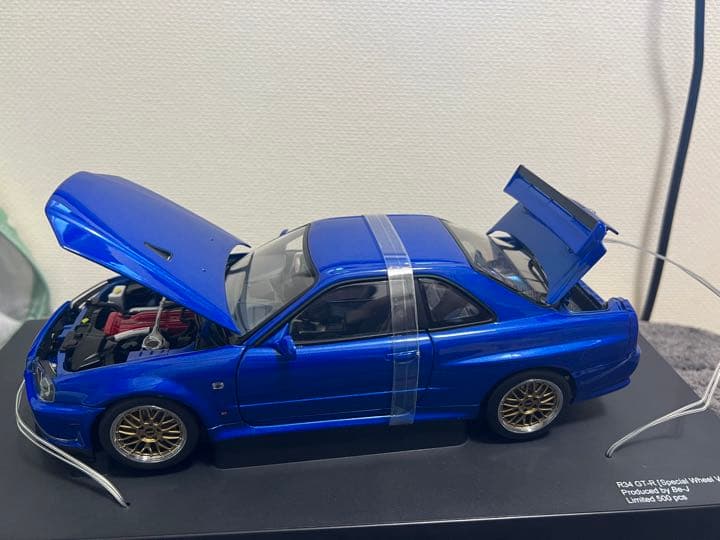 1/18 オートアートスカイラインGT-R R34 VスペックII世界限定500