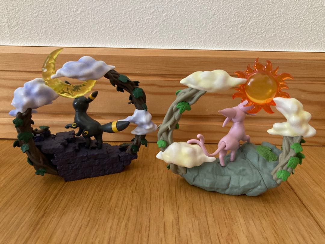 ポケモン ブラッキー エーフィ フィギュア キーホルダー リーメント 一