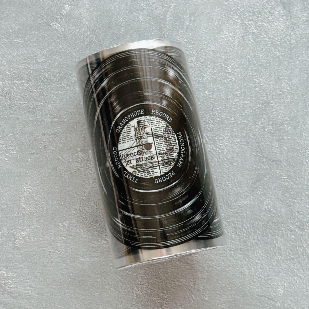 霖蓝汐原创手账《黑胶唱片》海外マスキングテープ　マステ 【2653】