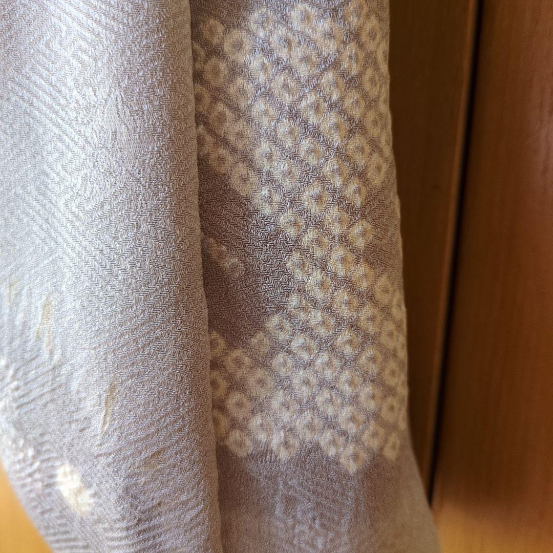 七五三３歳男の子正絹柄入り手縫いの被布（中綿無し）