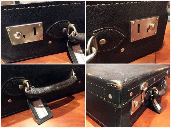 アンティーク 本革 トランク