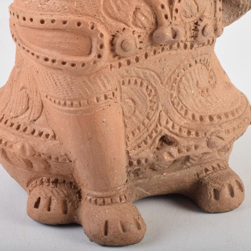 九ちゃん　縄文土偶形　招き猫　置物　V　9063