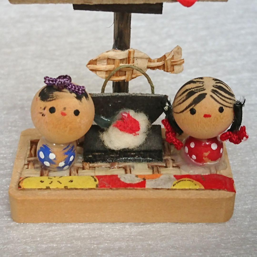 こけし ミニチュア ミニサイズ 置物 箱付き 郷土玩具 伝統工芸