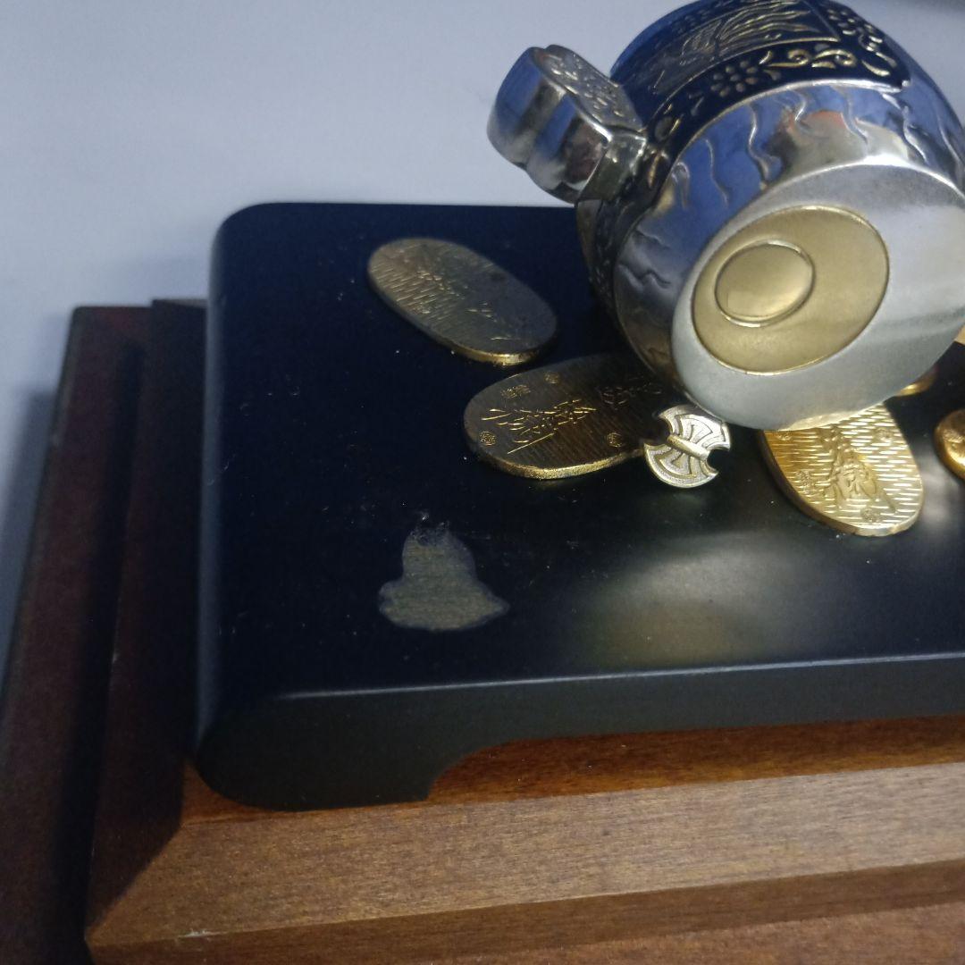 K*I様 4949）武比古作 　銀製 　小判小槌　 置物