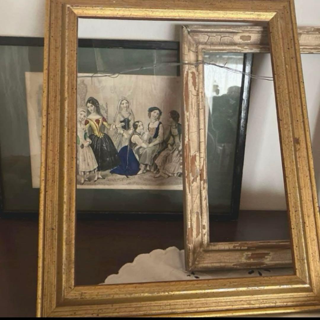 1825年フランスアンティークリトグラフ フランスアンティーク版画 植物