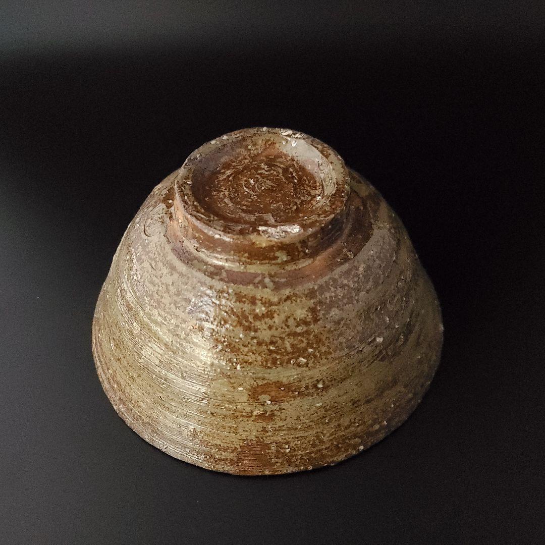 茶道具 出雲焼 イラボ 刷毛目 茶碗 11代 長岡空権 共箱 陶芸 伊羅保