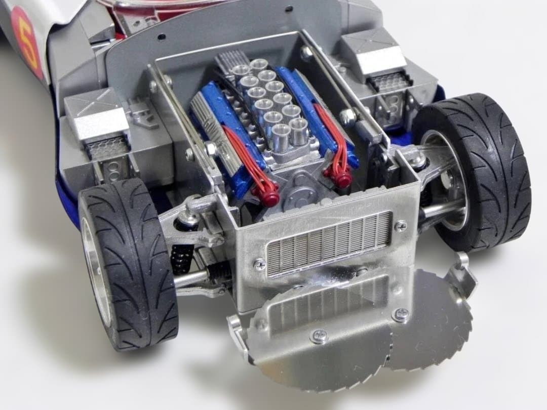 訳あり マッハ号 ミニカー シュインハース 1/18 日本製 アルミプレス整形