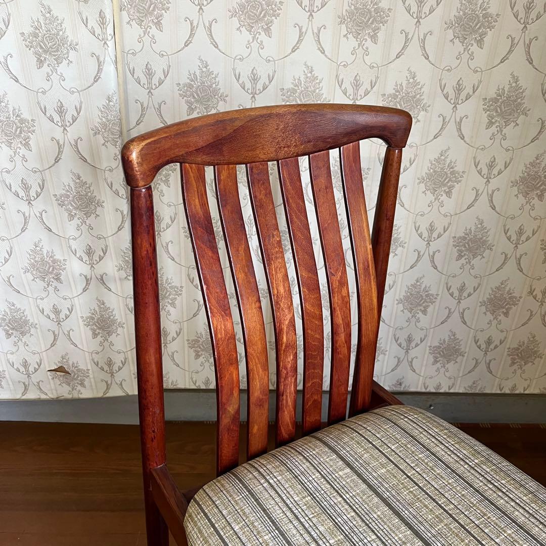 アンティーク】④ マツダ 松田家具 木製 ダイニングチェア 椅子 古家具