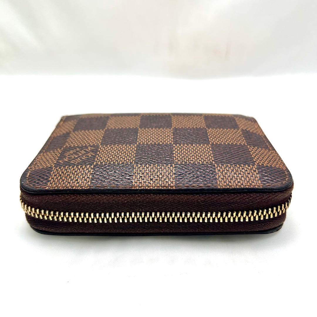 ルイヴィトン ダミエ ジッピーパース N63070 ラウンドジップ