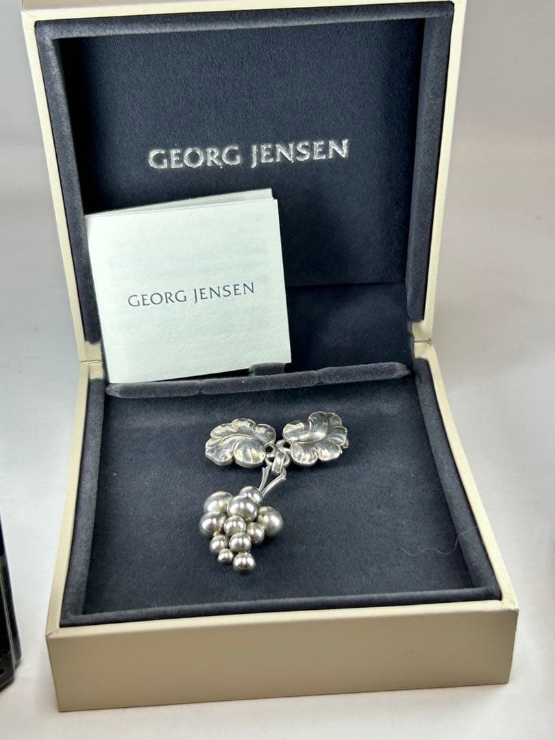 ジョージジェンセン　ブローチ217A ムーンライトグレープ ジョージジェンセン ブローチ ムーンライトグレープ シルバー925 約g