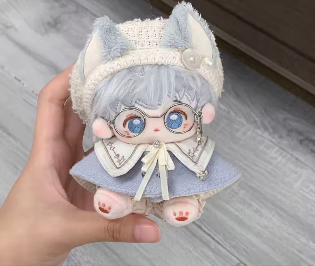 10cm 狼耳、狐耳 ベレー帽 悪魔マントぬい服 3セット×3種セット