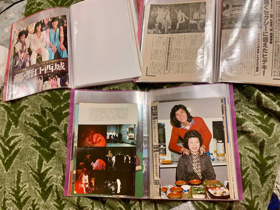 西城秀樹 ☆雑誌切り抜き250ページ〜300ページ☆ファイル3冊☆希少
