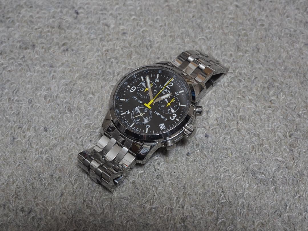 ティソ TISSOT PRC200 クロノグラフ メンズ 腕時計 クォーツ