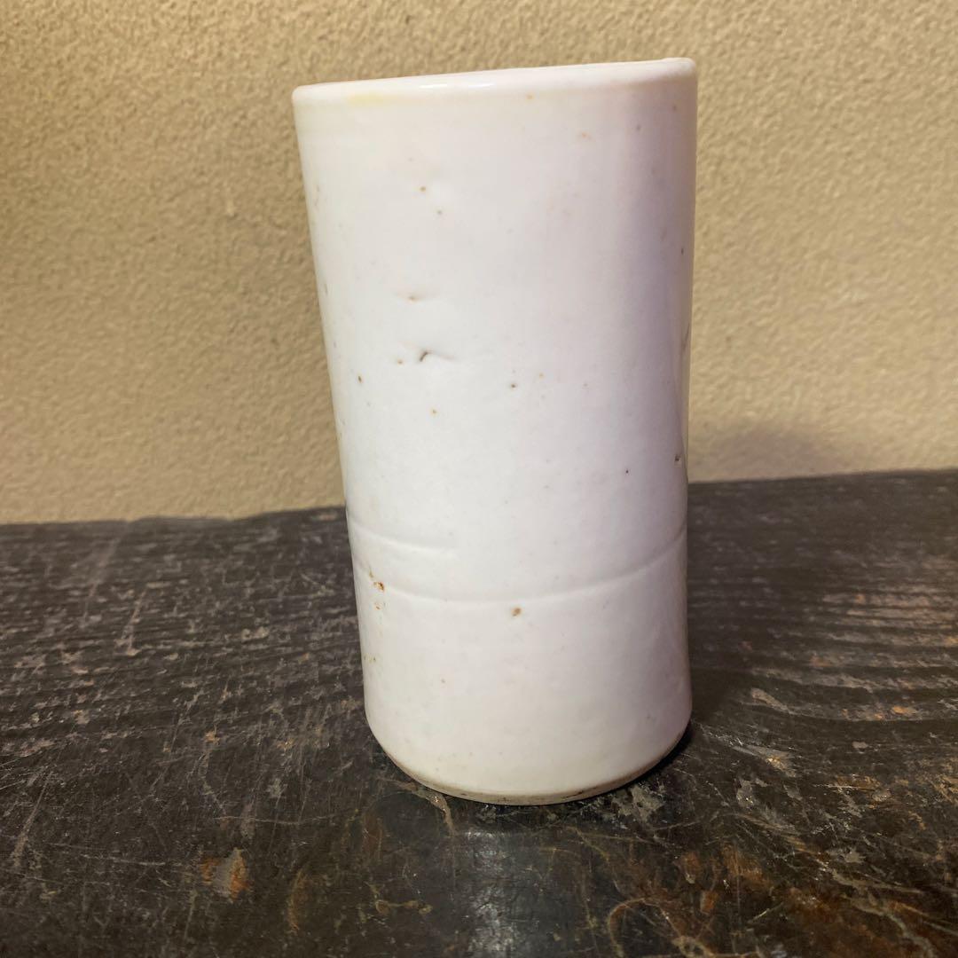 中国古玩　粉彩人物文湯呑