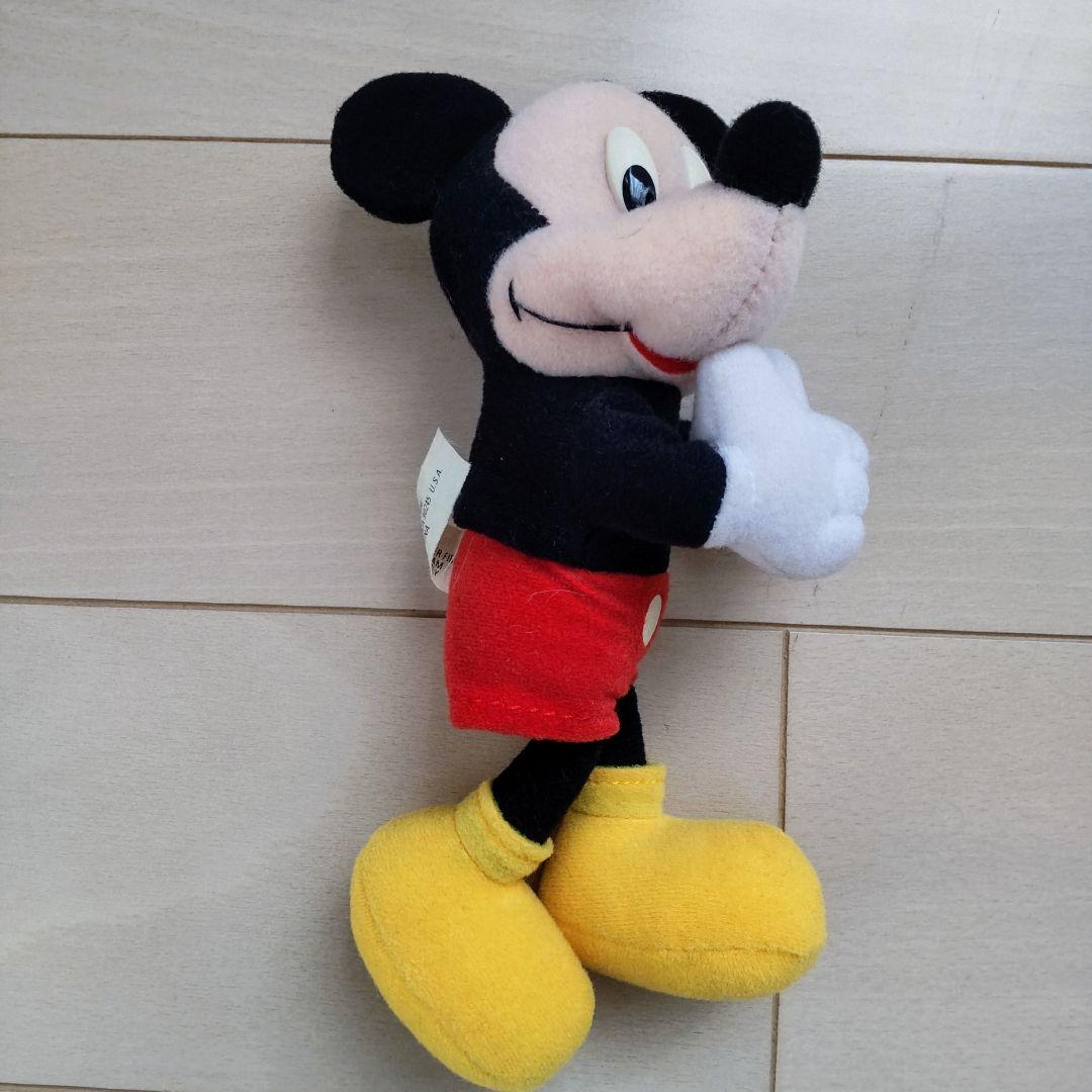 ミッキー ミニー ぬいぐるみバンド クリップ レア