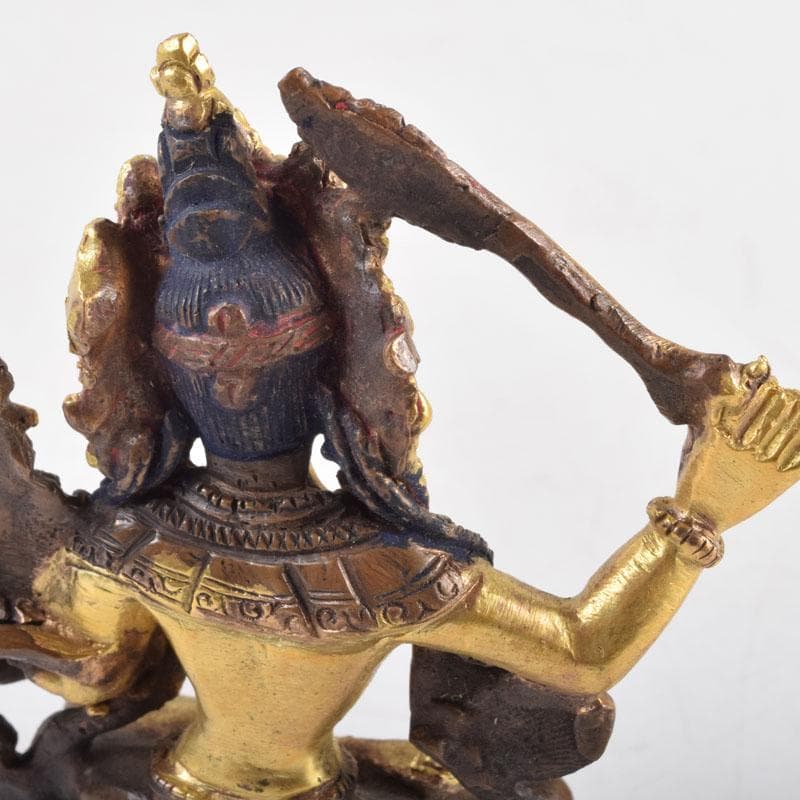 仏教美術 古銅鍍金 チベット仏 仏像 置物 V 9227