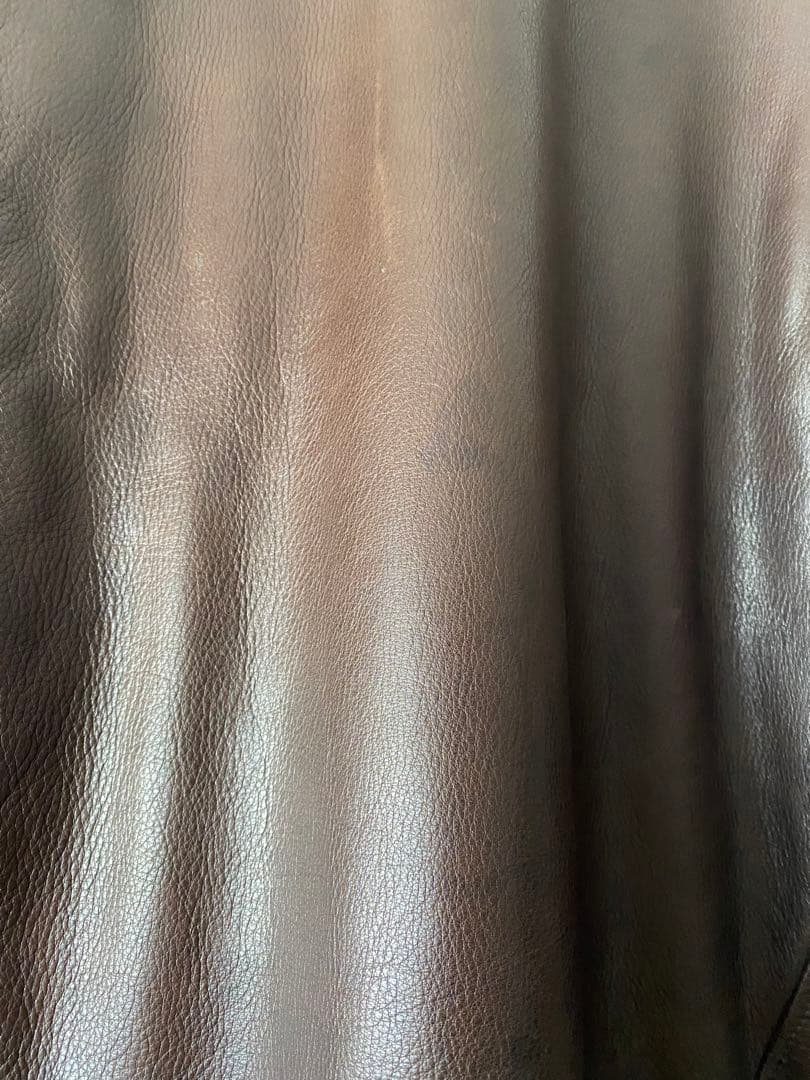 USA製ビームスプラスシングルライダースジャケット茶Mサイズ BEAMS