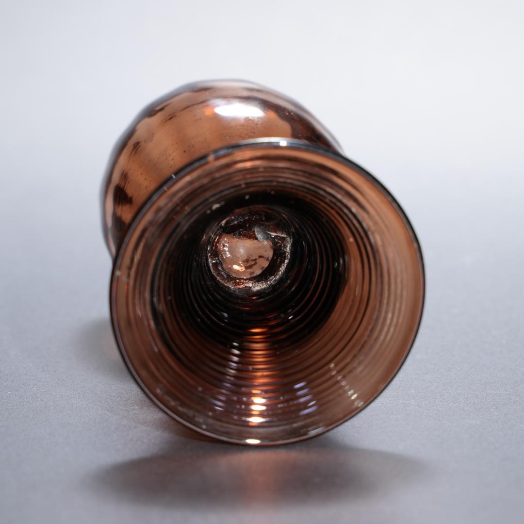 アンティークグラス レーマーグラス 茶色 吹きガラス R1340ダI