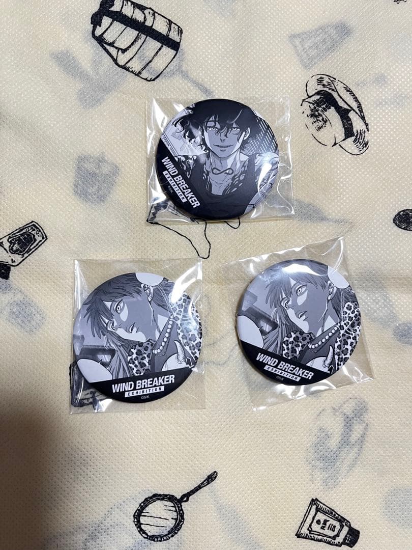WIND BREAKER展 ランダム原作コマ缶バッジ 棪堂哉真斗 焚石矢