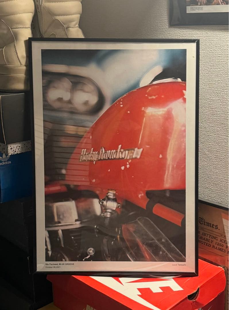 タトゥースタジオヤマダ ハーレーダビッドソン パンヘッドポスター タトゥースタジオヤマダ ハーレーダビッドソン パンヘッドポスター