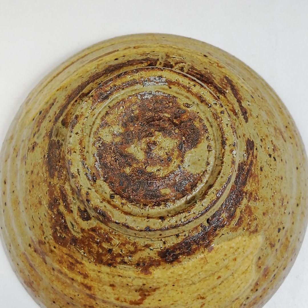 T701 茶碗 『刷毛目黄瀬戸茶碗』『椿窯 五島哲』 共箱 抹茶碗 茶道具