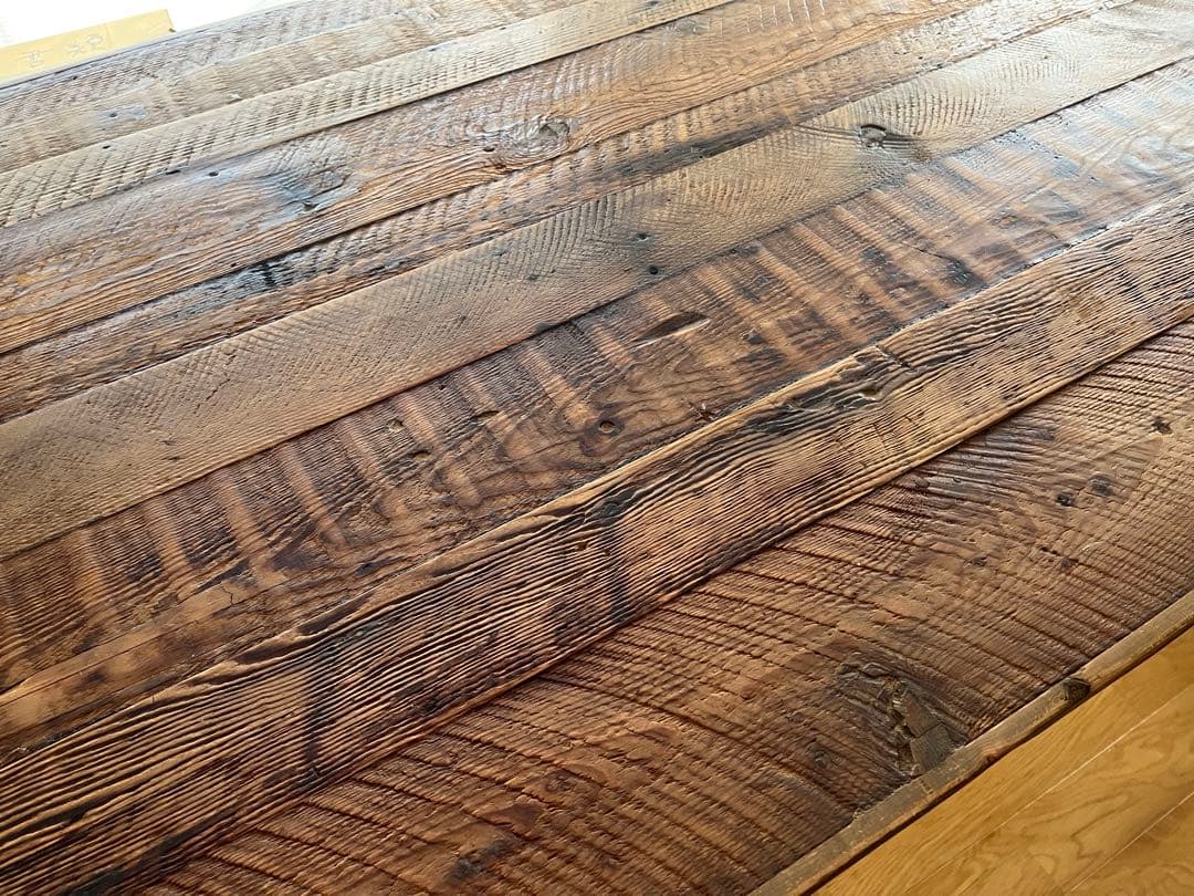 木製 古材 ダイニングテーブル 4人掛け