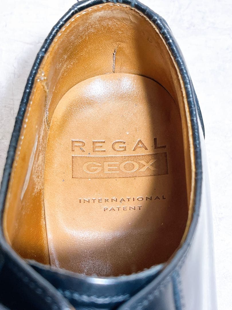 【美品】REGAL×GEOX リーガル ジェオックス Uチップ 26.5cm
