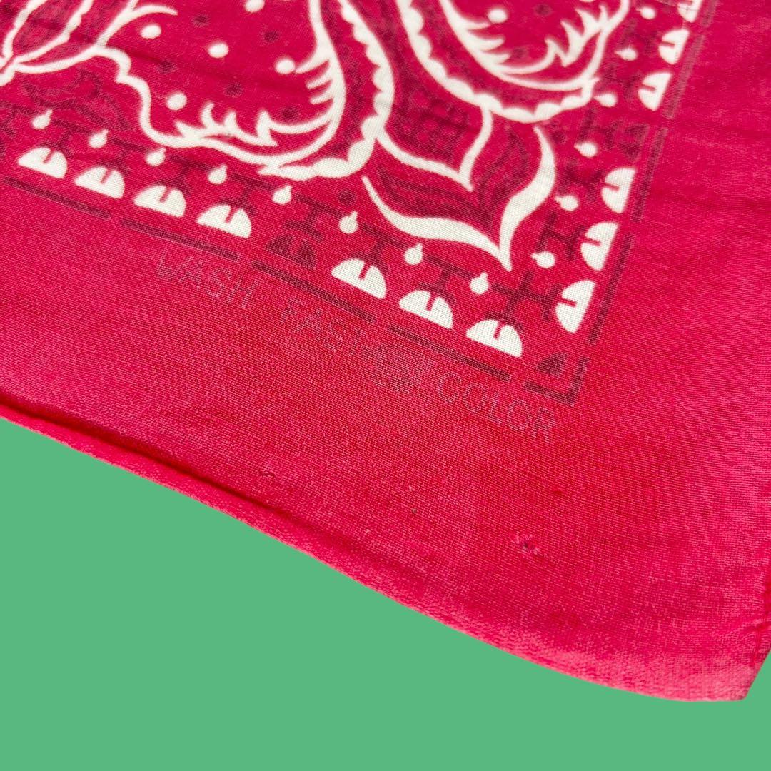 3枚セット 50s〜60s Fast Color バンダナ 象 虎 ヴィンテージ