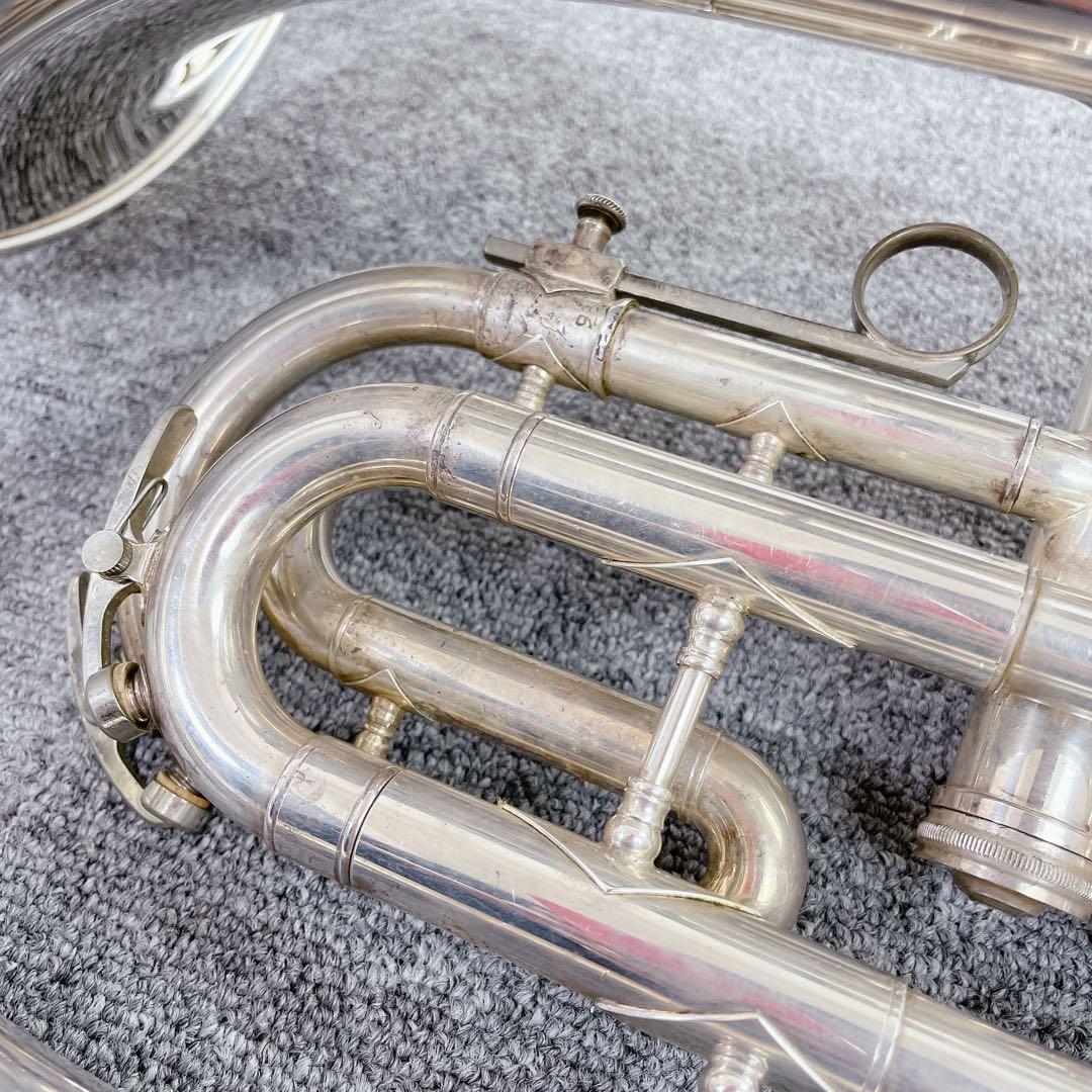 KING マーチングバリトン シルバー USA 1124-BSP