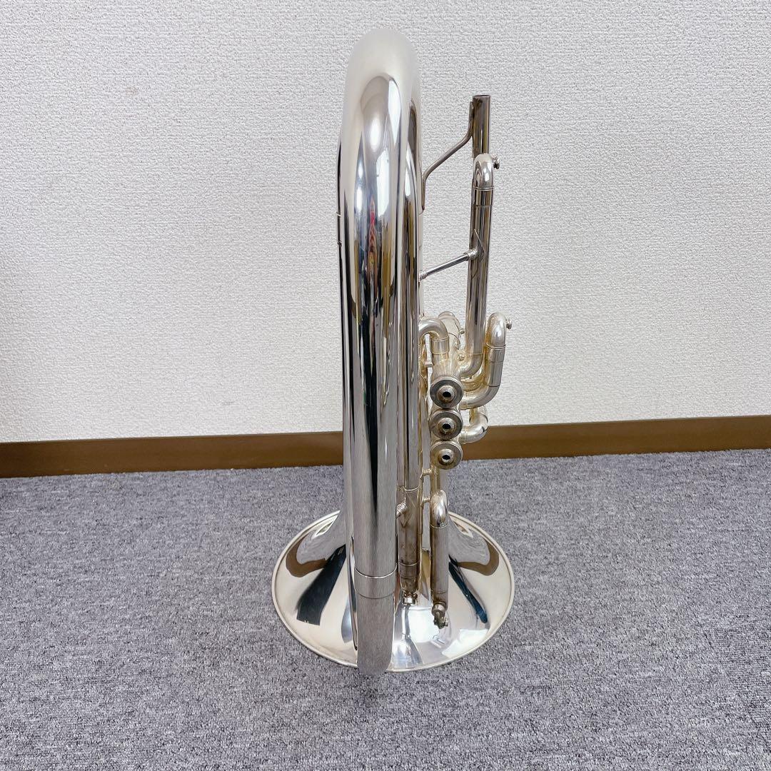 KING マーチングバリトン シルバー USA 1124-BSP