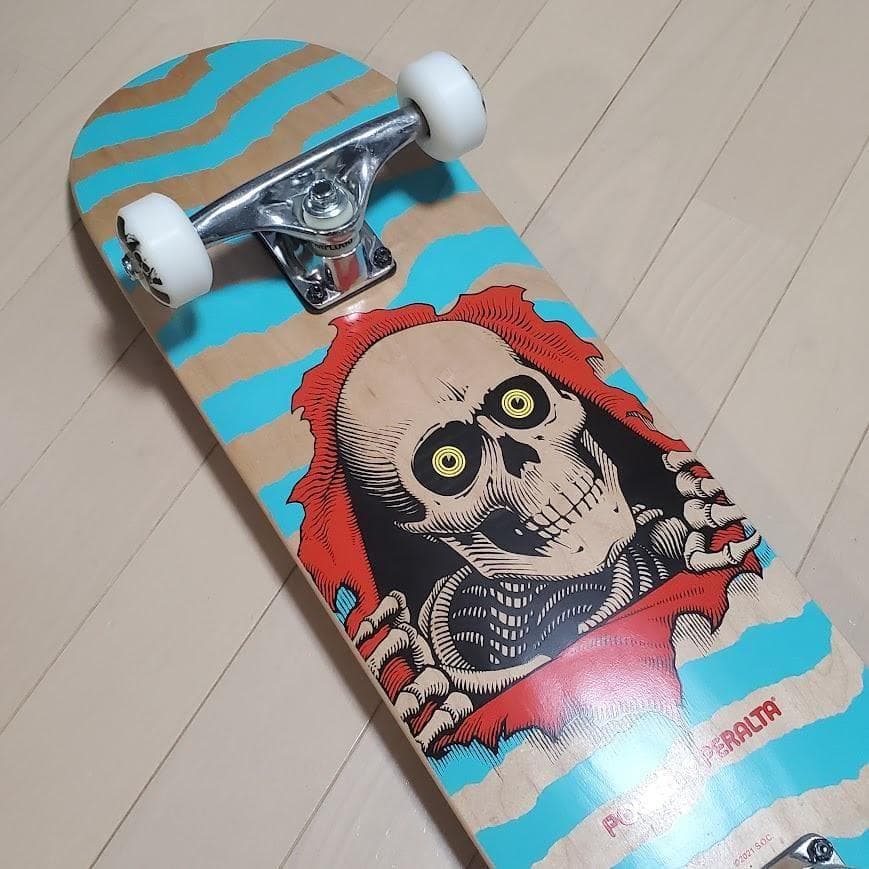 Powell スケボーコンプリート 8inc スケートボード RIPPER柄