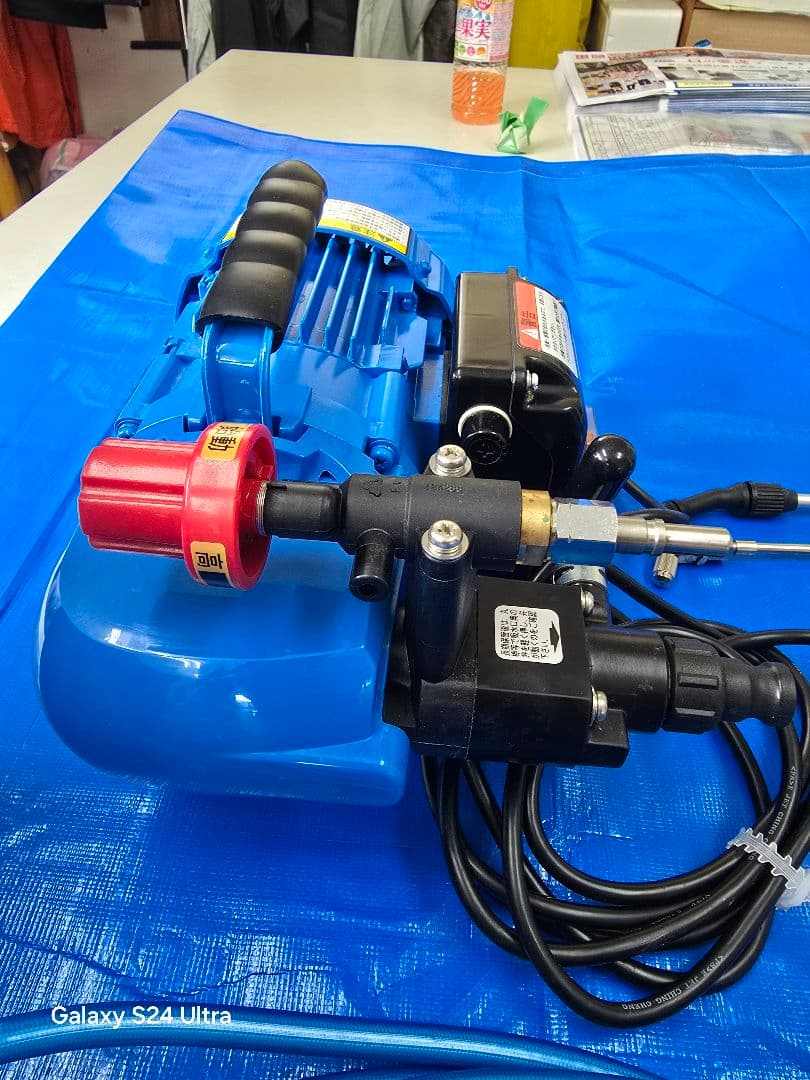 ぽ*ん様 1美品！エアコン高圧洗浄機本体セット丸山製作所｜