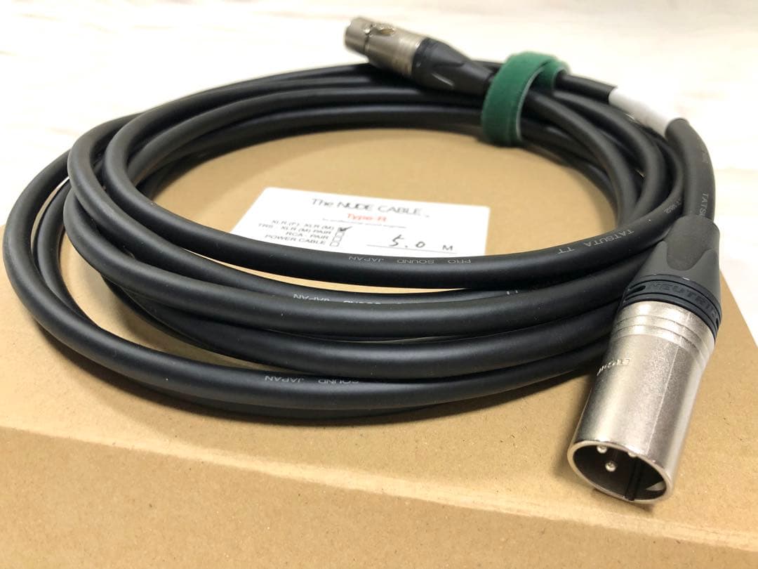 nude cable TYPE-R 5m マイク・ラインケーブル