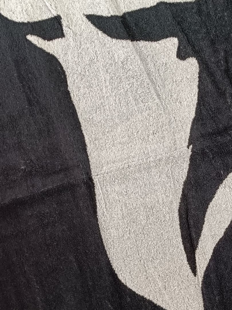 未使用】矢沢永吉 スペシャルビーチタオル SBT （顔 ）リバーシブル 黒