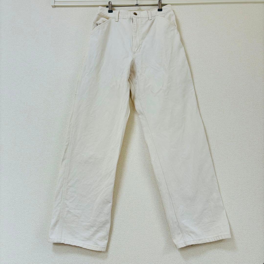 カーハート　デニム　ホワイト　USA製　ヴィンテージ　パンツ　レア　アメリカ