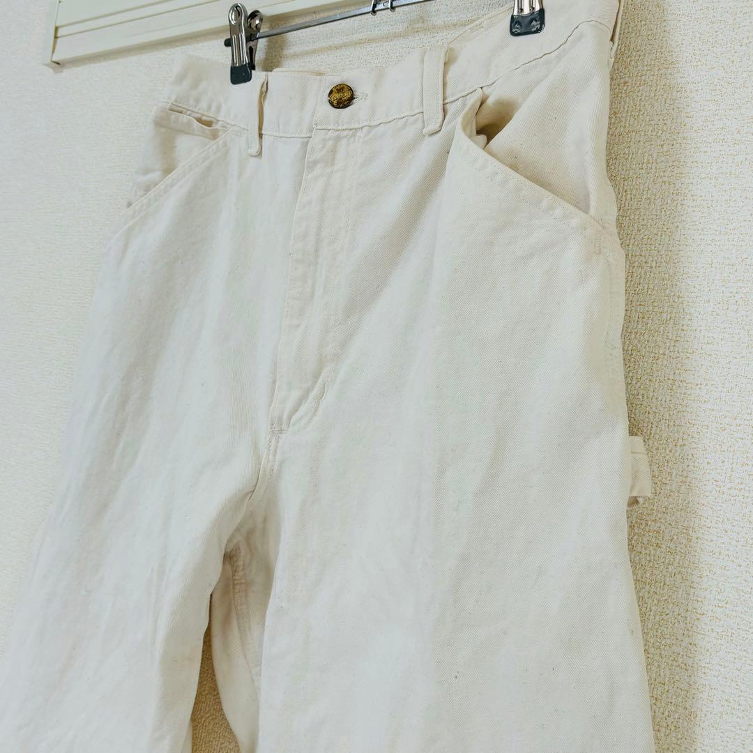 カーハート　デニム　ホワイト　USA製　ヴィンテージ　パンツ　レア　アメリカ