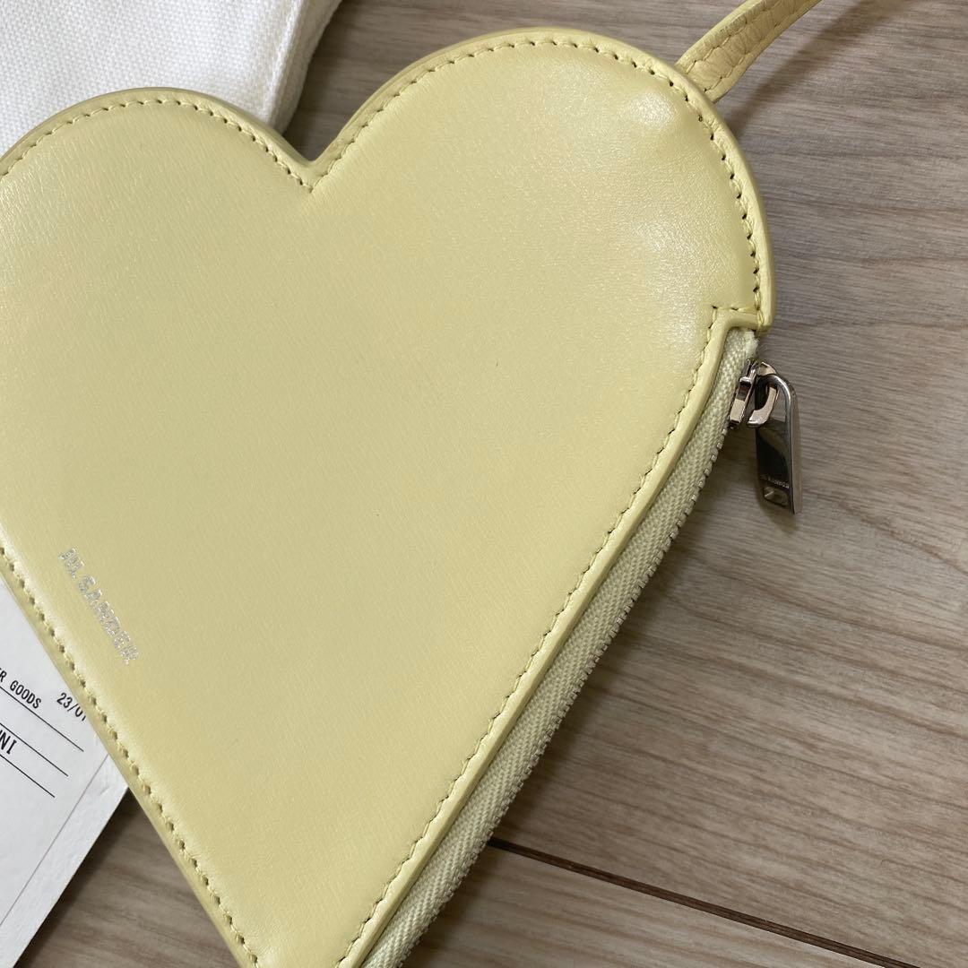 JIL SANDER ハート型ケース イエロー