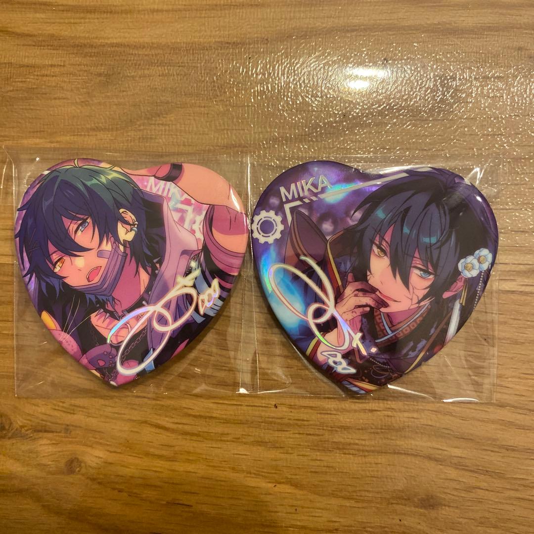 あんスタ 影片みか とるパカ ハート缶バッジ