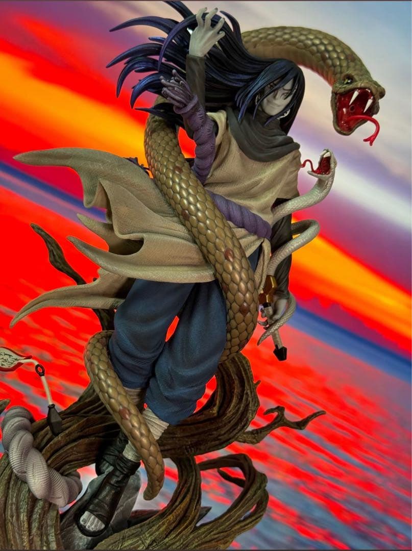 NARUTO -ナルト-疾風伝 大蛇丸 ガレージキット フィギュア塗装済み1/8