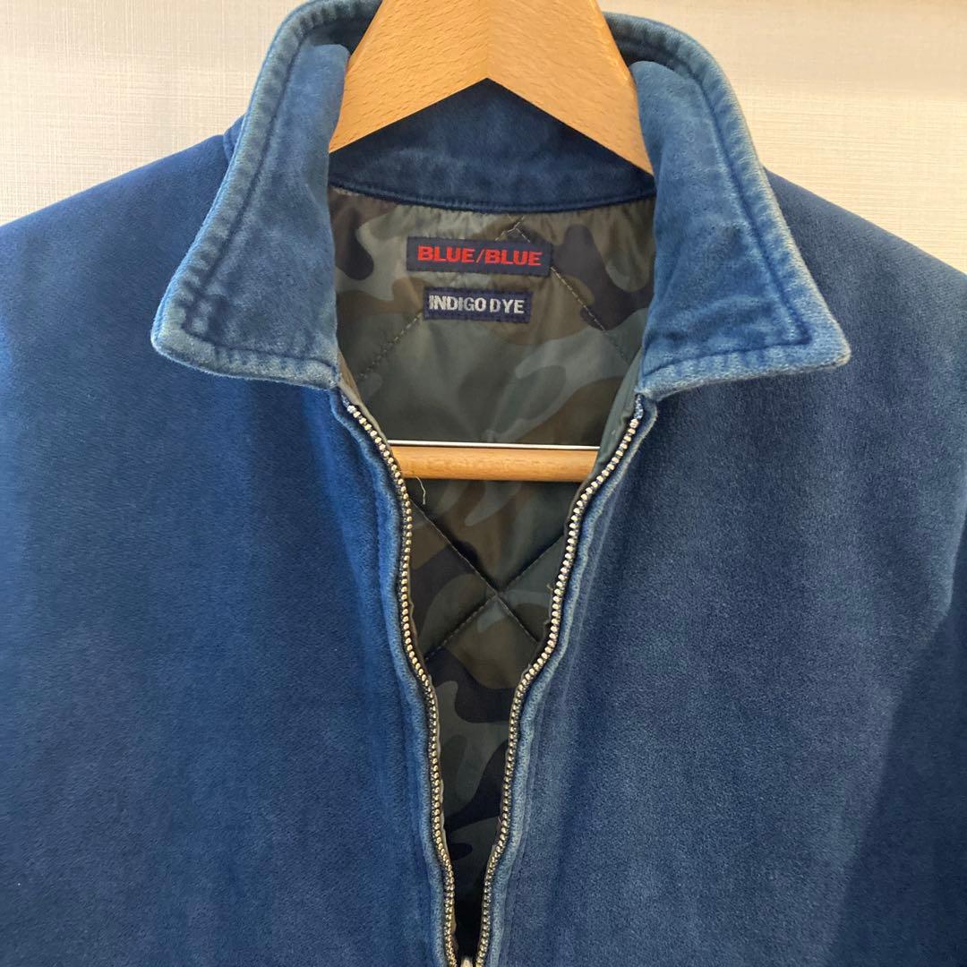 BLUE BLUEインディゴ リバーシブルジャケット 迷彩