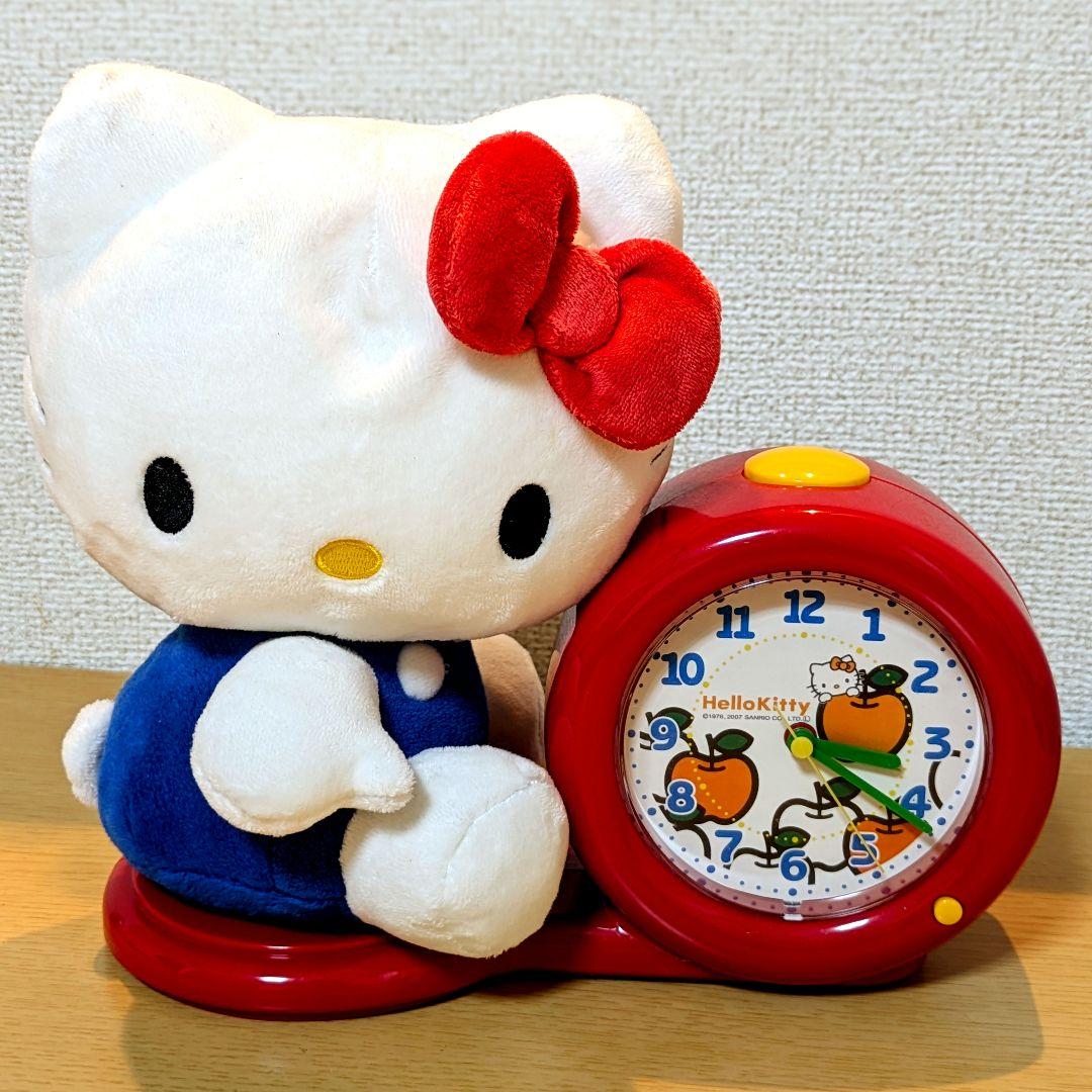 GW限定値下】ハローキティ 木馬 目覚まし時計 Kitty【ジャンク】 希少
