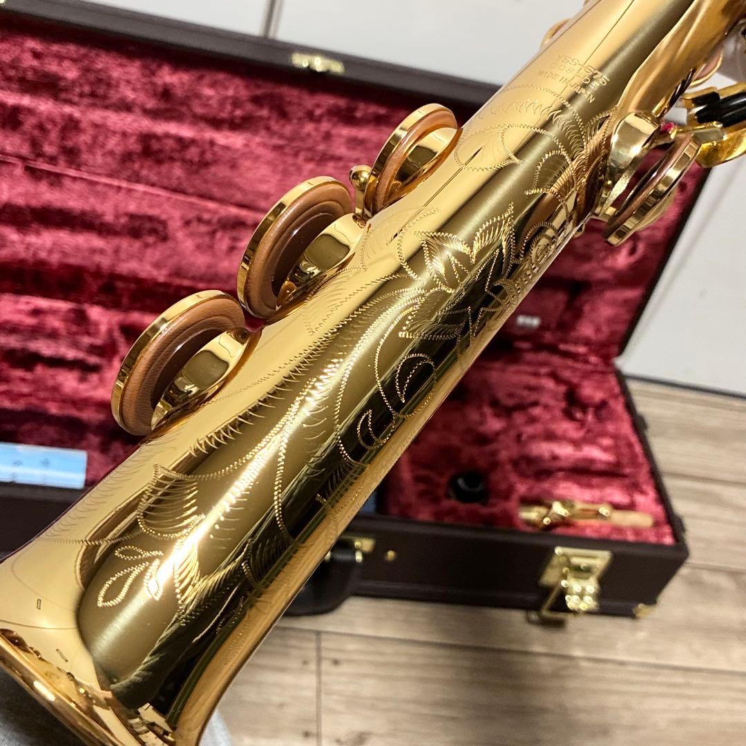【極美品 名器】YAMAHA YSS-675 ソプラノサックス ハードケース付
