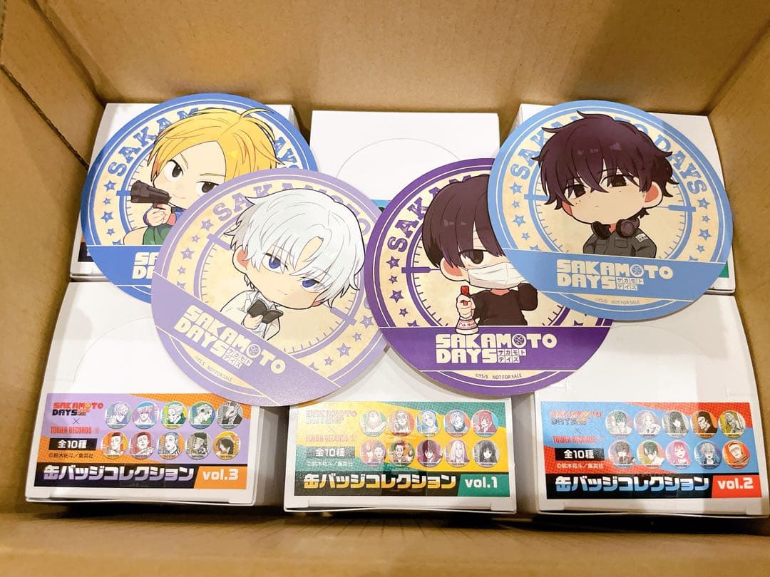 SAKAMOTO DAYS サカモトデイズ　タワレコ　缶バッジコレクション SAKAMOTO DAYS サカモトデイズ タワレコ 缶バッジコレクション