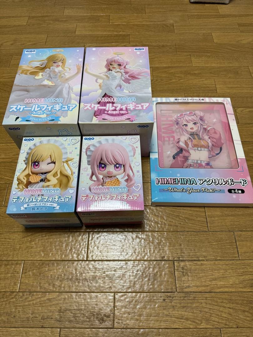 ヒメヒナ gigo限定 フィギュア 4個セット HIMEHINA×GiGOコラボ