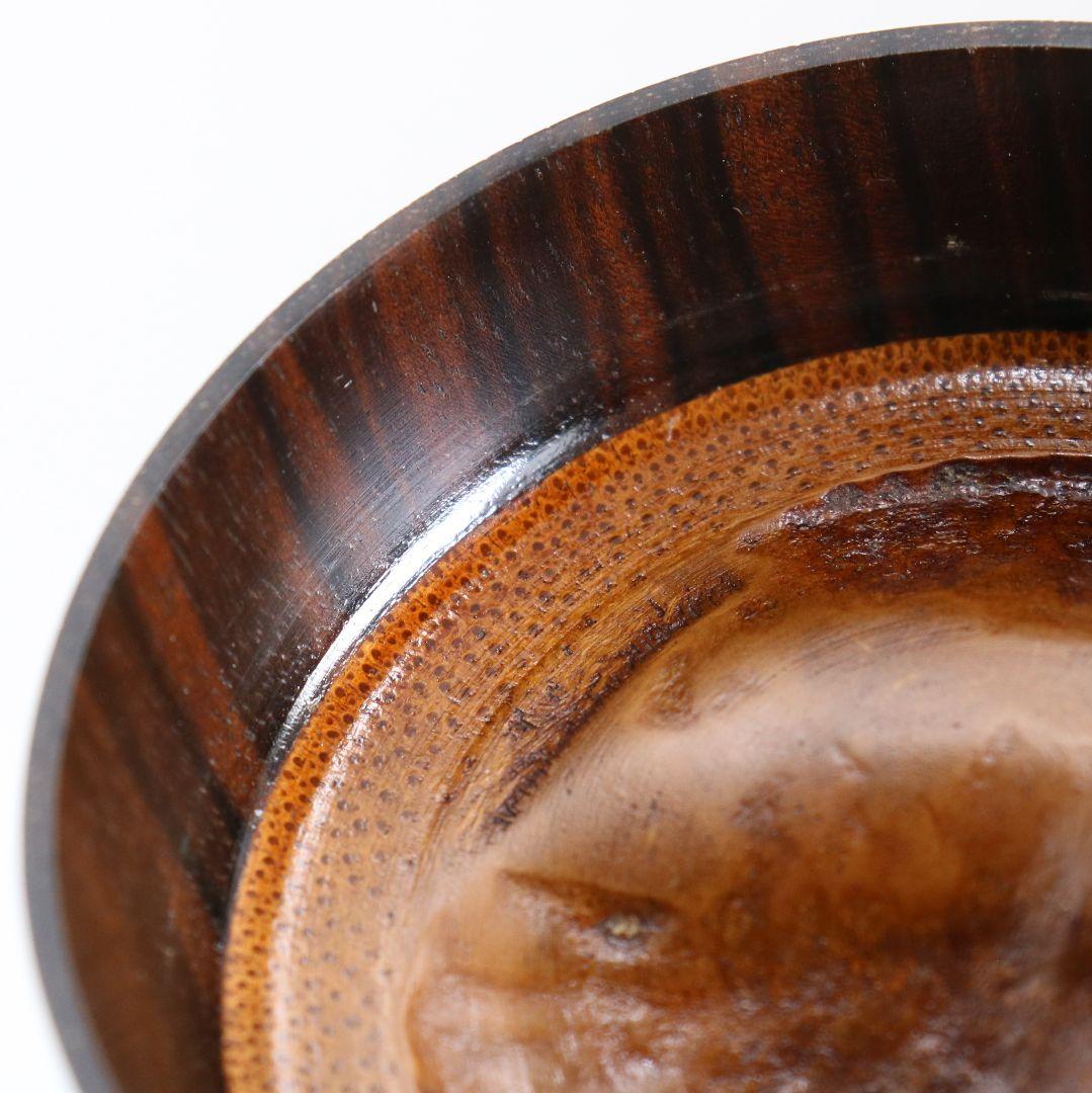 畑幸春作 縞黒檀に竹根嵌 高台寺蒔絵 中棗 茶道具 共箱 V946 - メルカリ